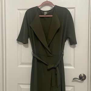 ASOS women’s olive green low cut jumpsuit